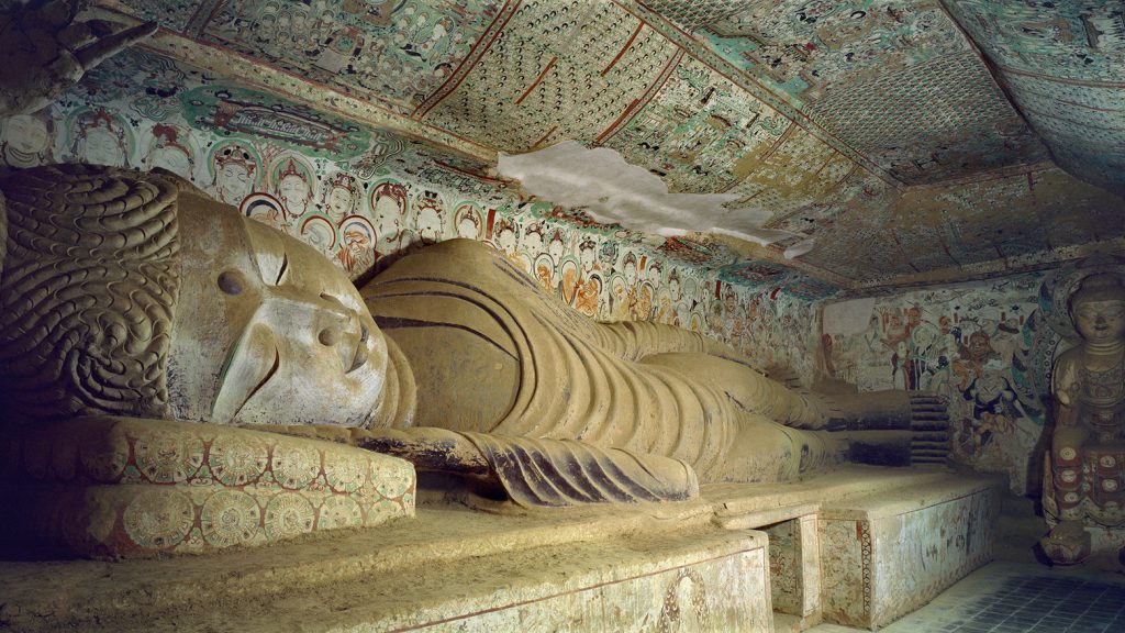 Cave 158, Reclining Buddha